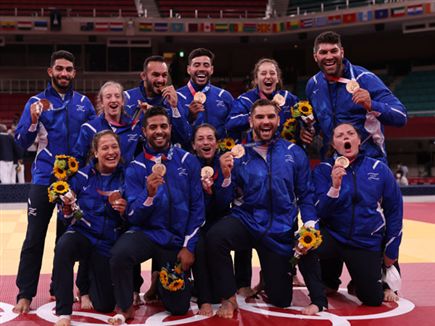 נבחרת הג'ודו התעלתה ברגע האחרון (Getty)