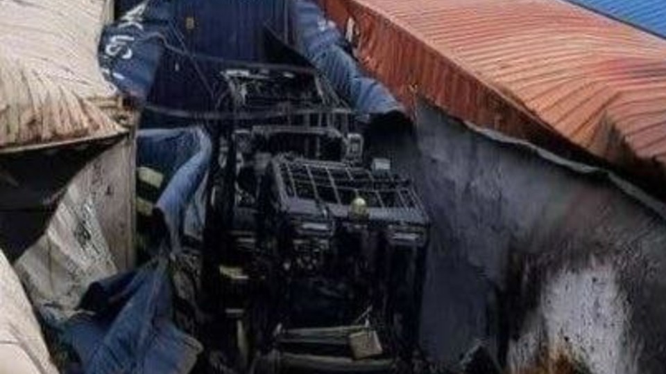 השמדת אמל"ח שנמצא על בפינה איראנית השמדת אמל"ח שנמצא על בפינה איראנית