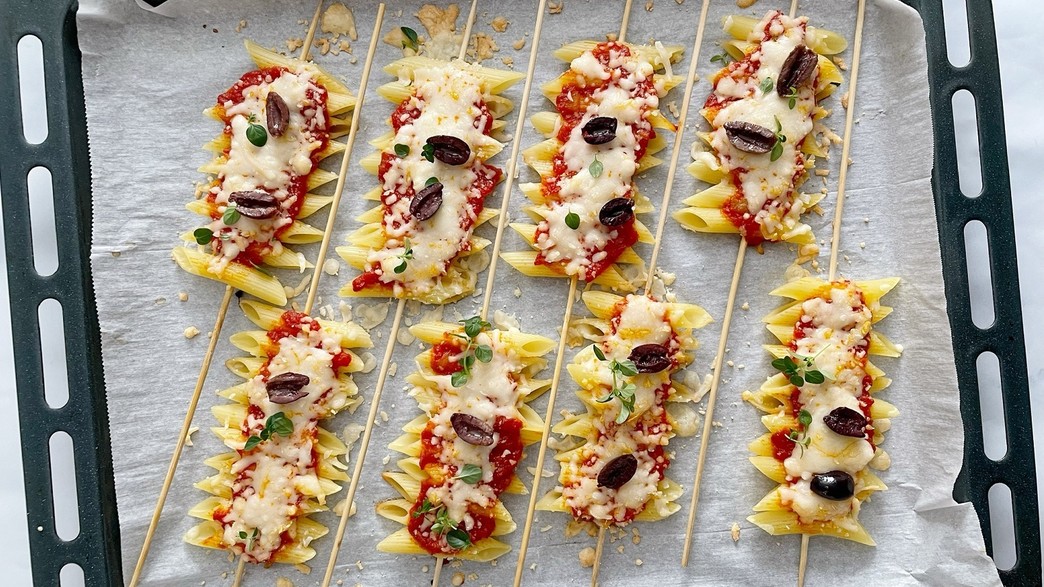 פסטה על שיפודים