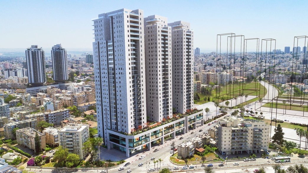 הפרויקט שיוקם בפתח תקווה. הדמיה