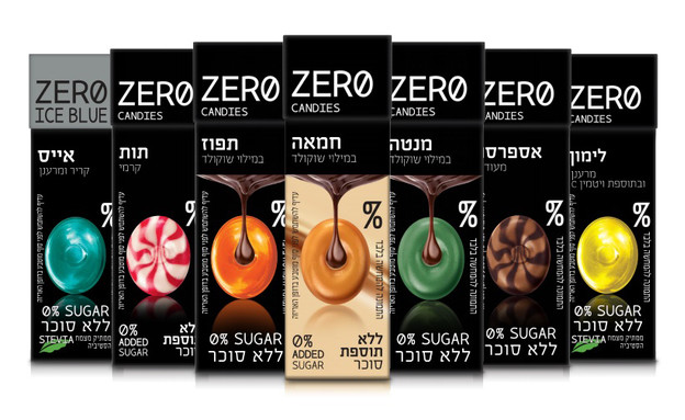 חדש על המדף 220121 - סוכריות ללא סוכר  ZERO CANDIES (צילום: אימג ארט חברת נאוברנד)