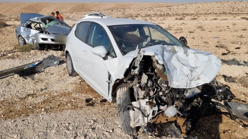 תאונת דרכים במצפה רמון תאונת דרכים במצפה רמון