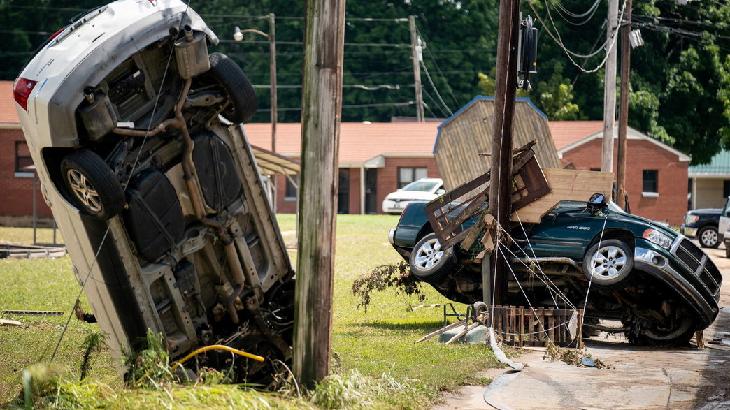 ההרס מהשיטפונות במחוז המפריס שבמדינת טנסי, ארצות הברית