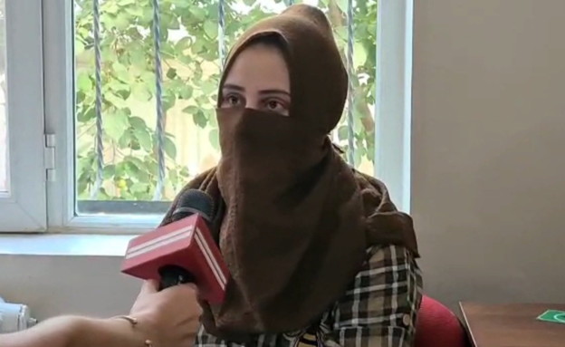 נפיסה, עיתונאית שנמלטה מאפגניסטן  (צילום: חדשות 12)