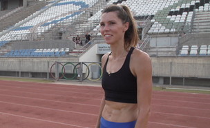 האתלטית האולימפית חנה מיננקו (צילום: חדשות 12)