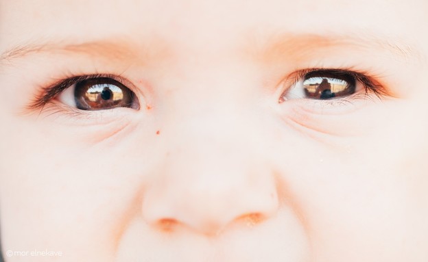 עיניה של קורן פרצמן  (צילום: מור אלנקווה)