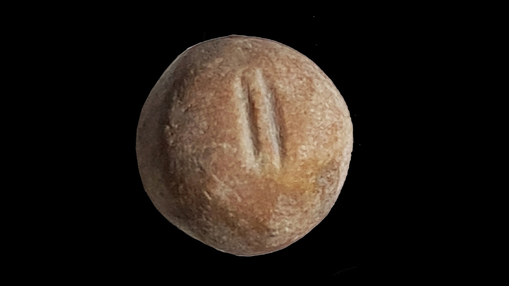 משקולת מימי בית ראשון שהתגלתה בעיר דוד