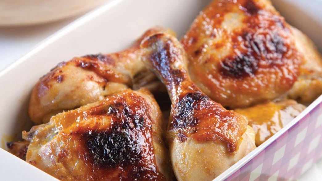 עוף בתפוחים ודבש