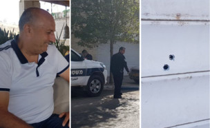 הירי לעבר ביתו של הניצב ג'מאל חכרוש (עיבוד: החדשות 12, N12)