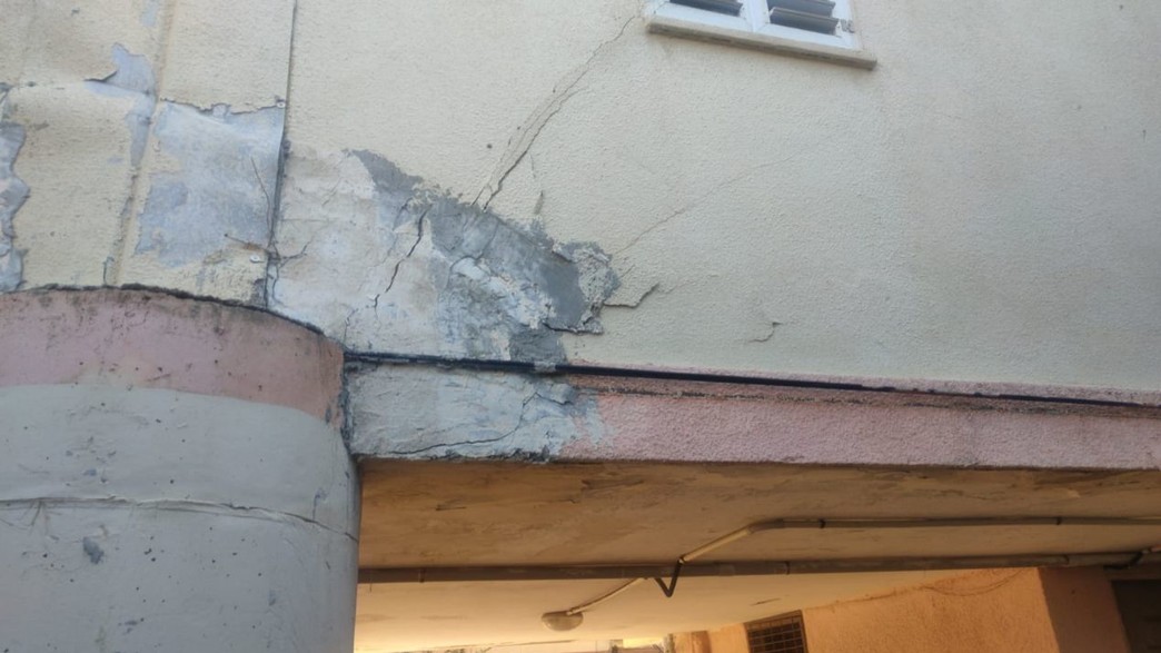 חשש לקריסת בניין בחיפה