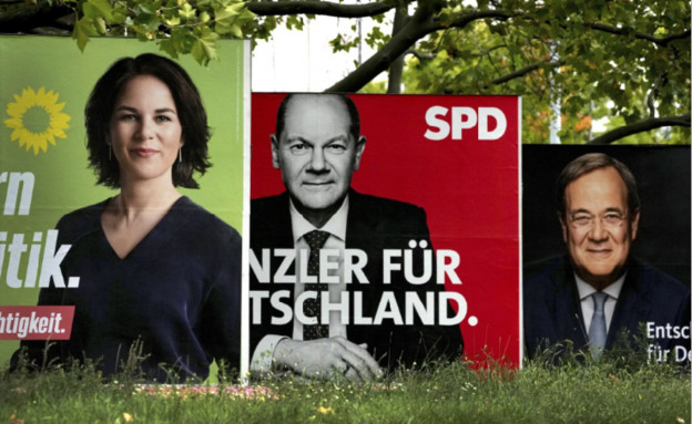 קמפיין בחירות בגרמניה (צילום: AP)