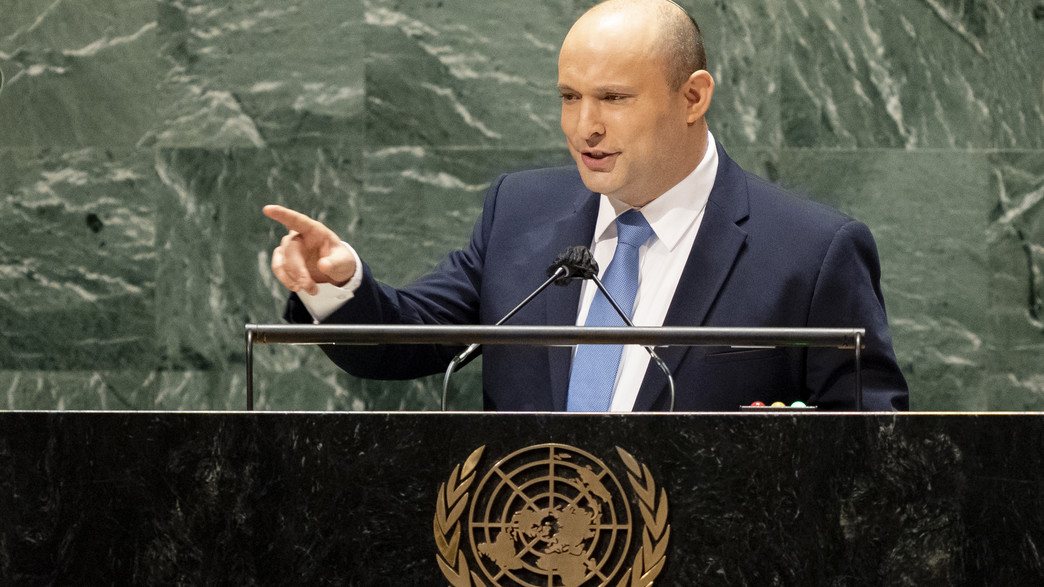 נאומו הראשון של נפתלי בנט באו"ם נאומו הראשון של נפתלי בנט באו"ם