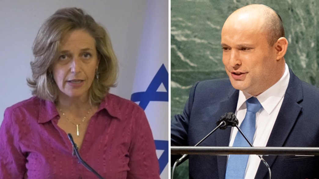 נפתלי בנט ושרון אלרעי-פרייס