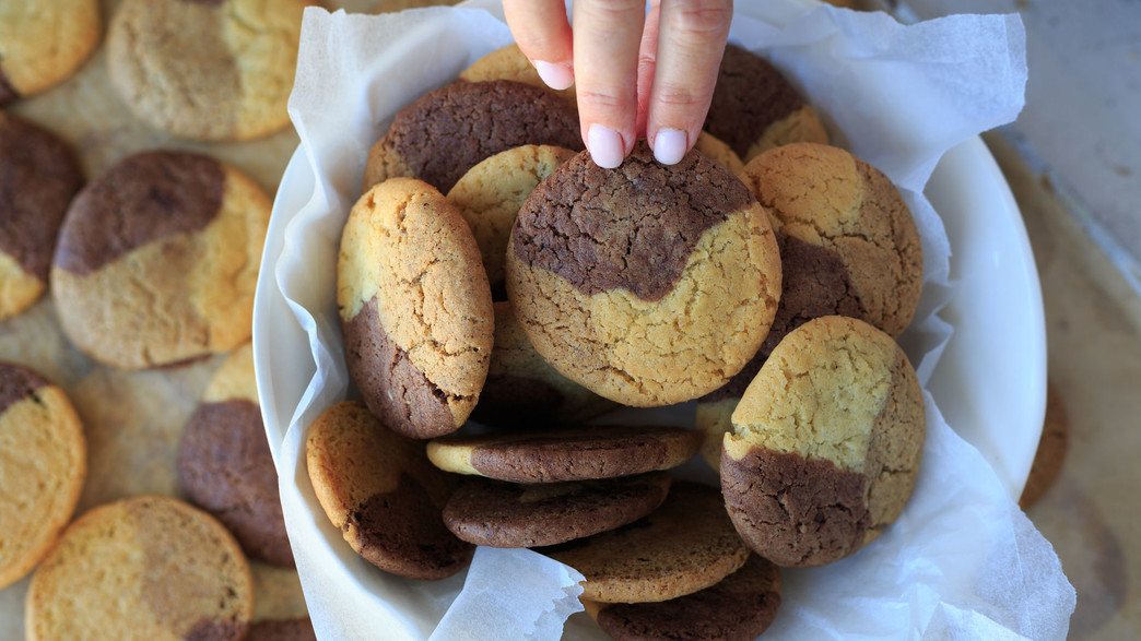 עוגיות בשלושה צבעים עוגיות בשלושה צבעים