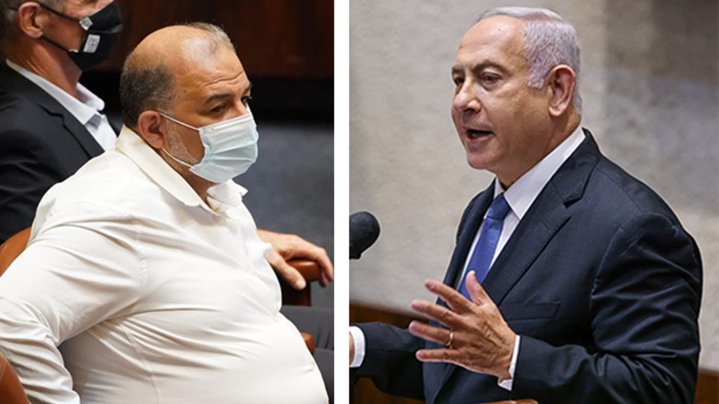 מנסור עבאס וביבי נתניהו