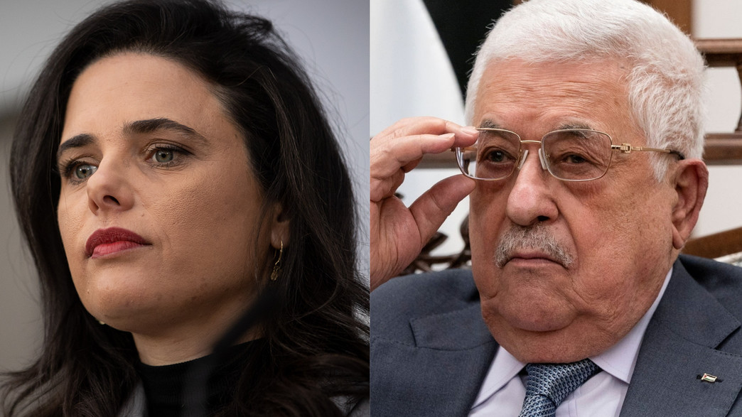 שרת הפנים איילת שקד, יו"ר הרשות הפלסטינית אבו מאזן שרת הפנים איילת שקד, יו"ר הרשות הפלסטינית אבו מאזן