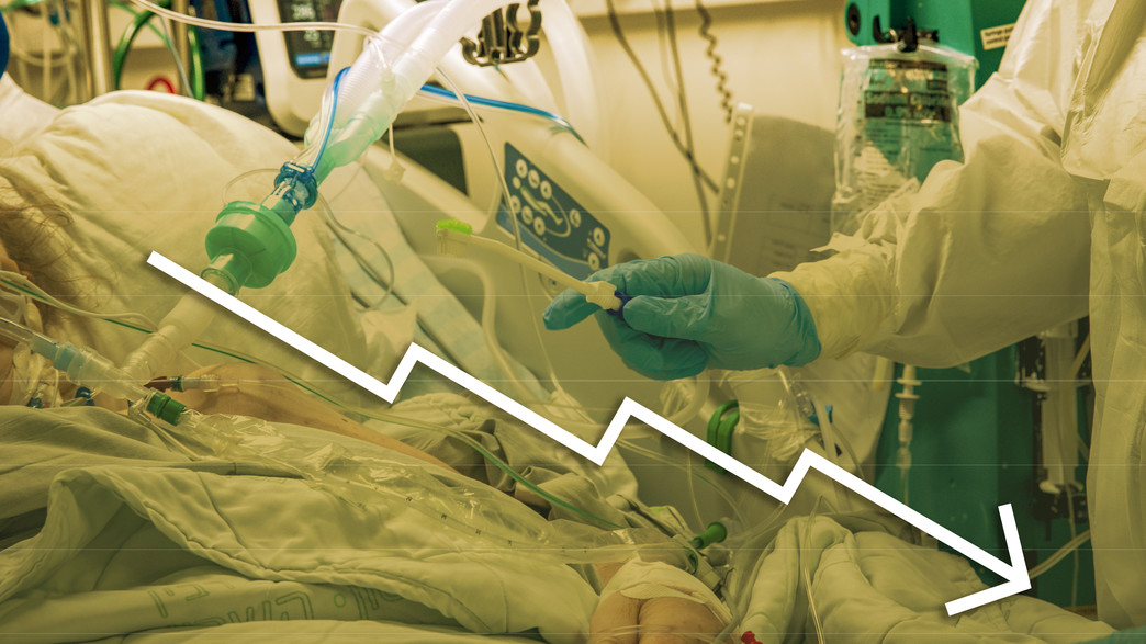 צניחה במספר החולים קשה