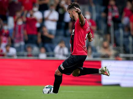 יכל לסיים עם צמד אך החמיץ את הפנדל. תורג'מן (מאור אלקסלסי)