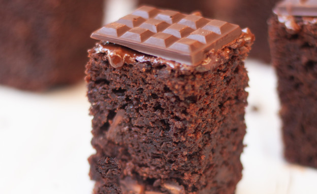 עוגת שוקולד בראוניז ללא גלוטן. (צילום: ליליה, 