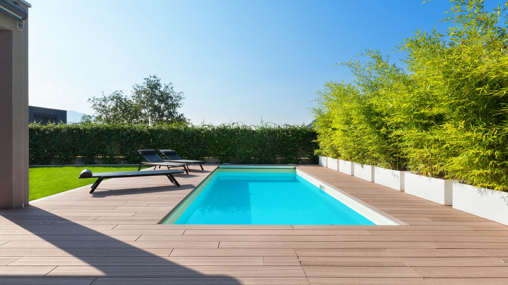 בית עם בריכה, אילוסטרציה