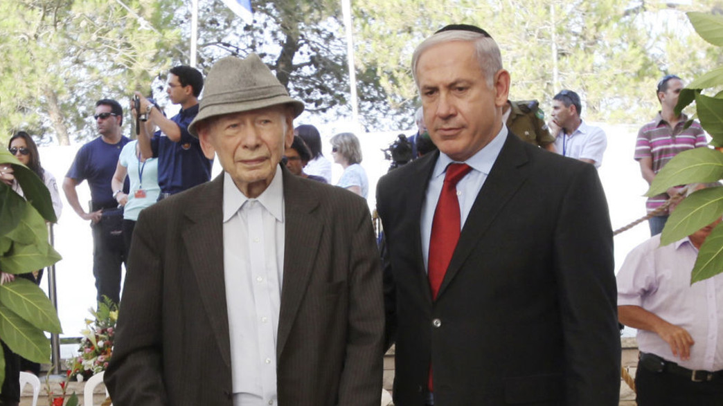 בנימין נתניהו ובן ציון נתניהו בנימין נתניהו ובן ציון נתניהו