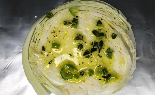 סטייק כרוב - לפני הצלייה