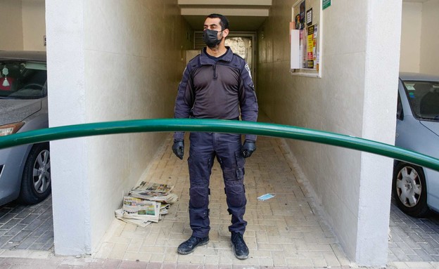 זירת הרצח בבית שמש (צילום: שלו שלום, TPS)