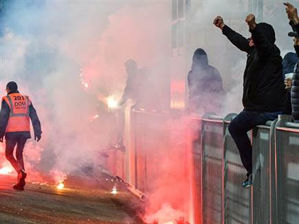 מסתבר כי האוהדים הירוקים פעלו במכוון (GETTY)