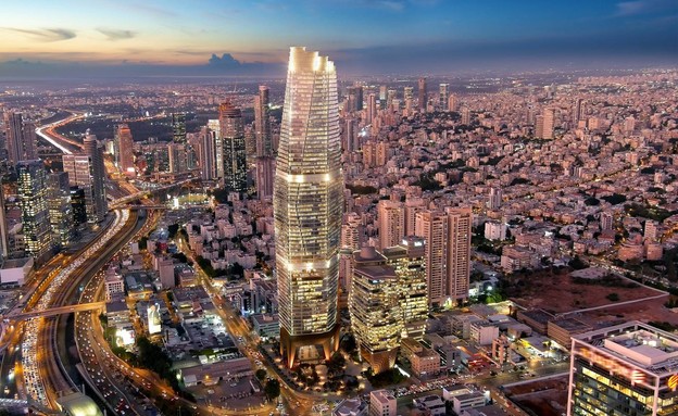 הדמיית המגדל החדש בפרויקט toha
