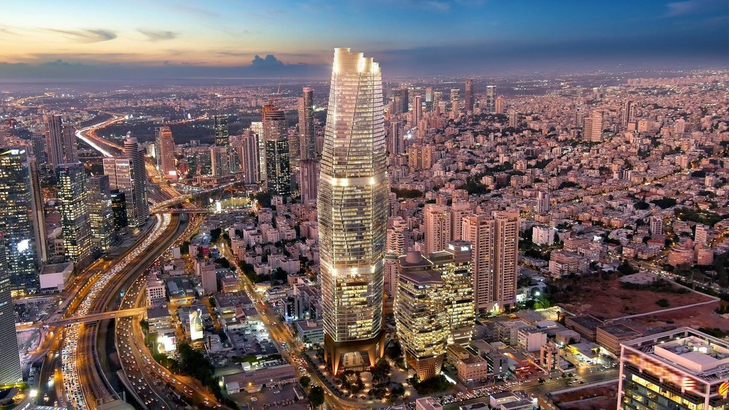 הדמיית המגדל החדש בפרויקט toha