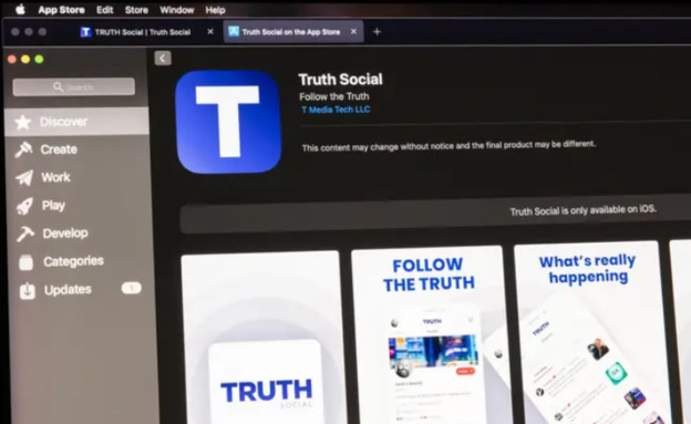 הרשת החברתית של טראמפ, Truth Social (צילום: צילום מסך)