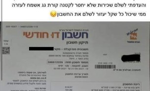 פוסט בקשה לתרומה מזויף (צילום: צילום מסך)