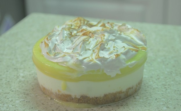 עוגה בכפית -  מוס ריקוטה לימון (צילום: אמהות מבשלות ביחד, ערוץ 24 החדש)