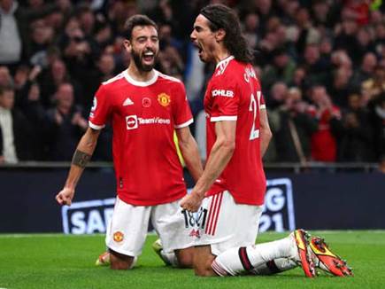 משחק נהדר של השניים. קבאני וברונו (GETTY)