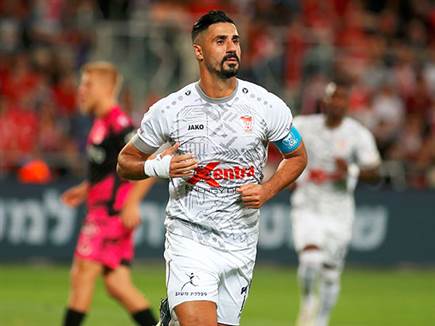 בירם כיאל עשה את המוטל עליו וקבע 0:1 לאורחת (אלן שיבר)