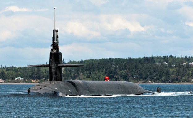 הצוללת (צילום: Amanda R. Gray/U.S Navy)