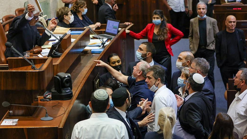 בלגן במליאת הכנסת