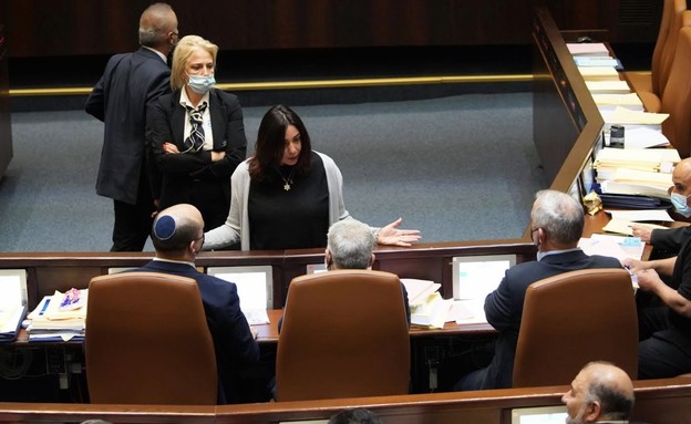 הכנסת הצביעה על תקציב המדינה 2021-2022 במליאה (צילום: דני שם טוב, דוברות הכנסת)