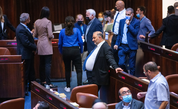הכנסת הצביעה על תקציב המדינה 2021-2022 במליאה (צילום: פלאש/90 )