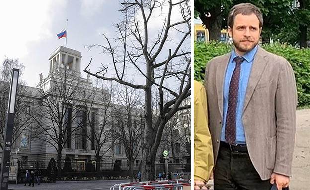 דיפלומט רוסי נמצא מת בשגרירות בברלין (עיבוד: Insider , AP)