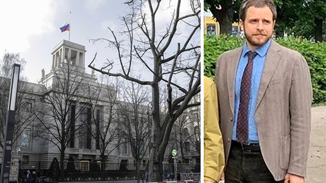 דיפלומט רוסי נמצא מת בשגרירות בברלין