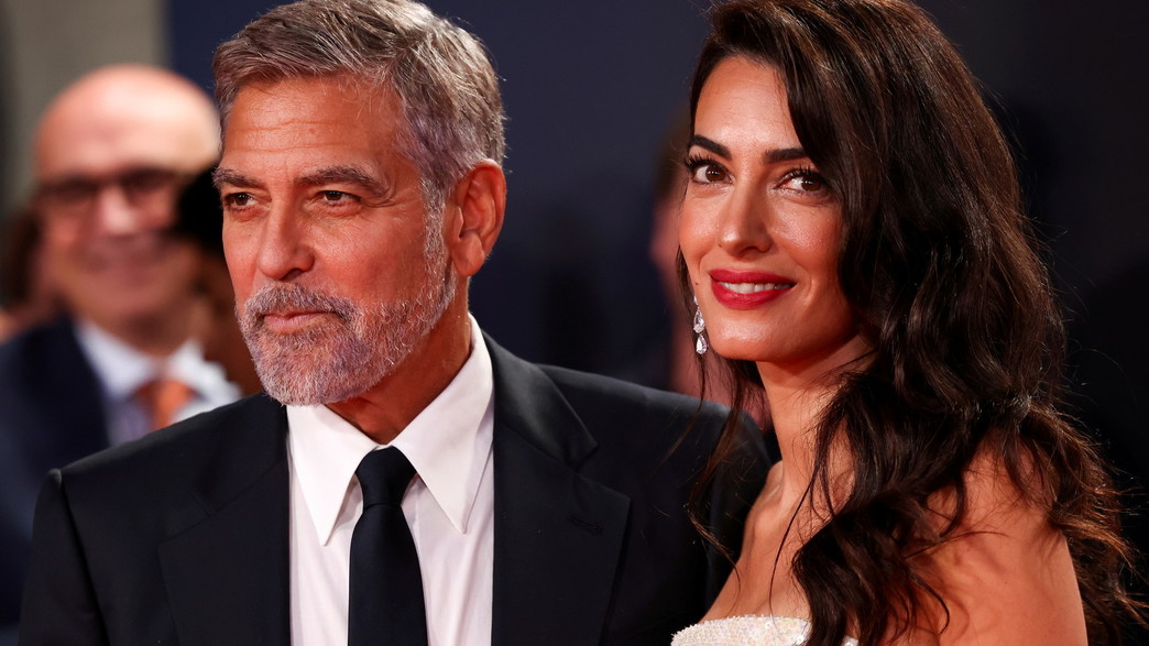 ג'ורג' קלוני ואשתו אמאל ג'ורג' קלוני ואשתו אמאל