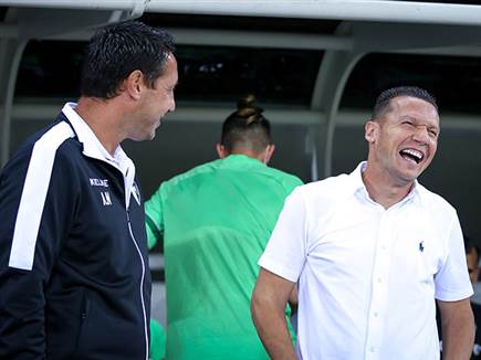 ברק בכר ועמיר נוסבאום. מאמן האלופה צחק אחרון (מאור אלקסלסי)