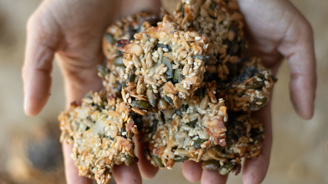 עוגיות פיצוחים מלוחות