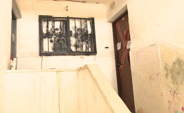 זירת הרצח בבאר שבע (צילום: חדשות 12)