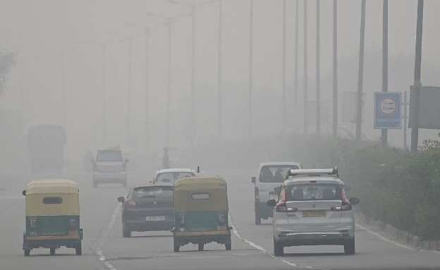 זיהום אוויר חריג בדלהי (צילום: cnn)