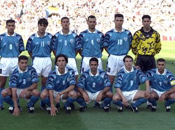 כמה רחוק היא הגיעה? הנבחרת של 98 (getty)