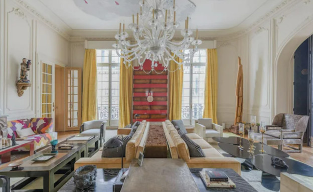 הדירה של אפשטיין בפריז. הוא לא הוזכר במודעה (צילום: מתוך אתר סותביס')