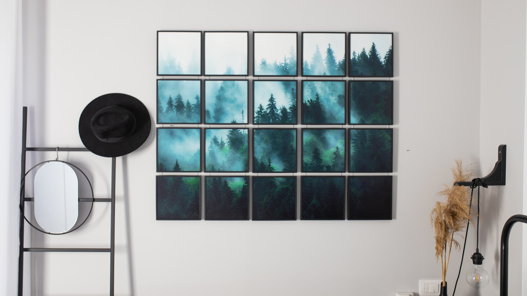 לופה תמונת עץ על הקיר