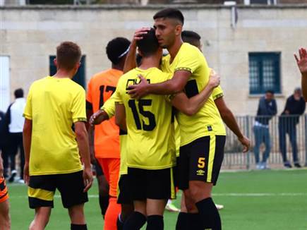 בית"ר חוגגת ניצחון במשחק האימון (באדיבות בית"ר ירושלים)